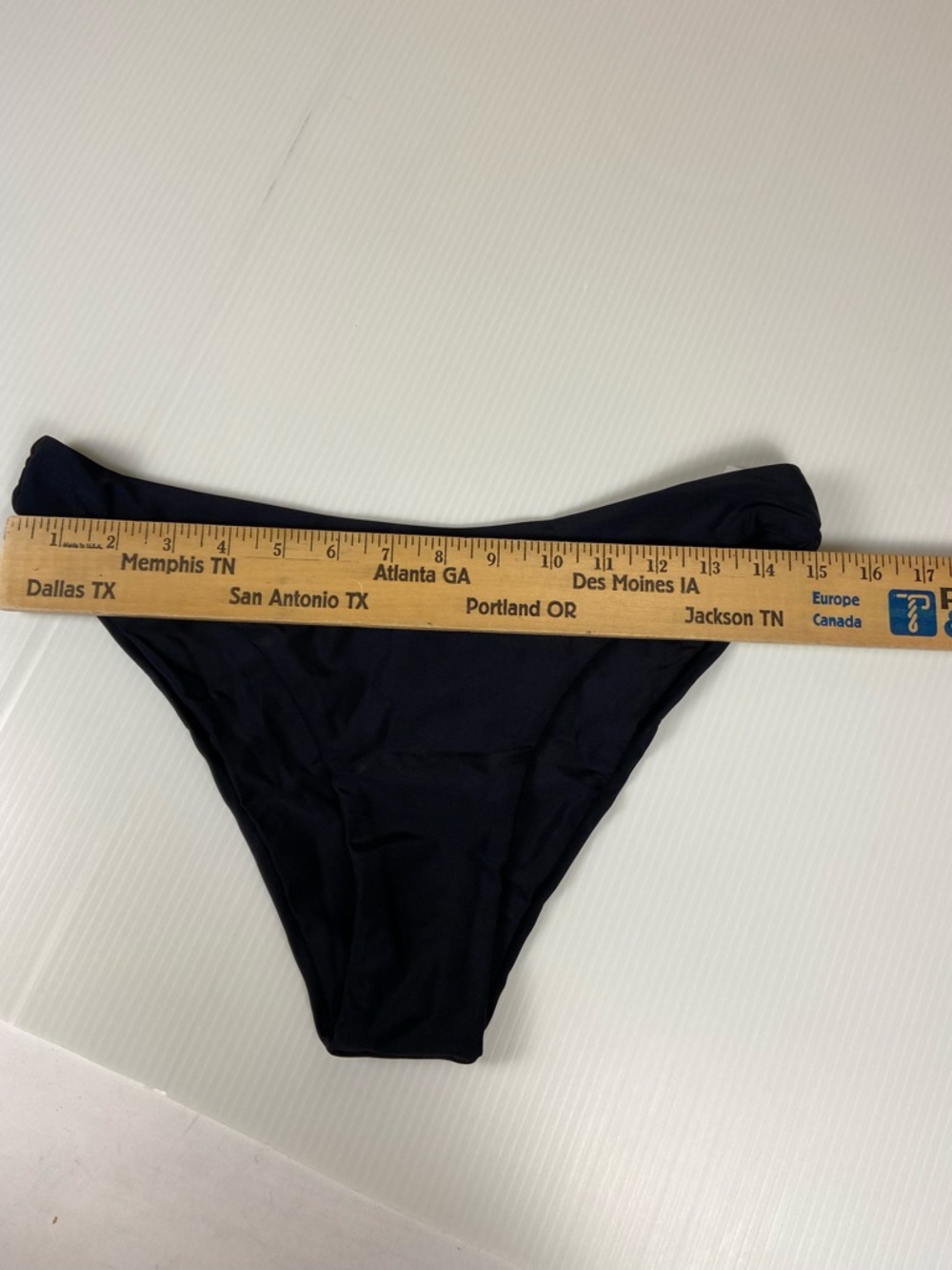 ZAFUL Black Bikini Set Medium Triangle Top High Cut Bottom NWT - Picture 10 of 14